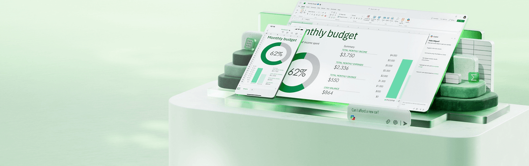Microsoft Excel-ის ელექტრონული ცხრილისა და მონაცემთა ანალიზის ინტერფეისი